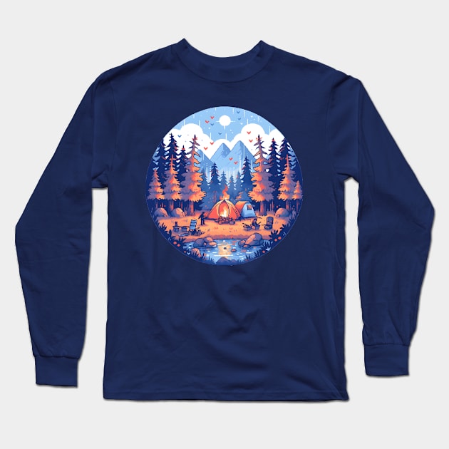 Camping Life Is Better Outside Long Sleeve T-Shirt by TheMystique